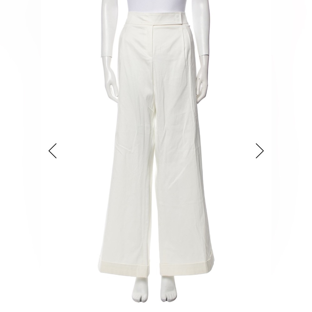Escada Ivory Wide-Leg Trousers
